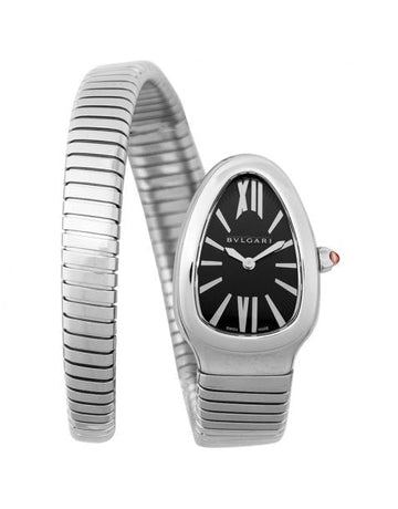 Bvlgari Serpenti Tubogas Quartz Black Dial Ladies Watch