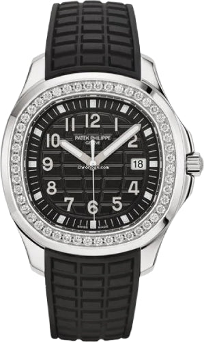 Patek Philippe Aquanaut Luce Stainless Steel Black Dial Diamond Bezel - 5267/200A-001