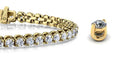 2 Prong Brilliant Round Lab - Grown Diamond Tennis Bracelet with 4.90 ct.(finished) 2.9mm - Luxury Time NYC