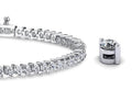 2 Prong Set Round Diamond Tennis Bracelet with 2.00 ct.(finished) 1.9mm - Luxury Time NYC