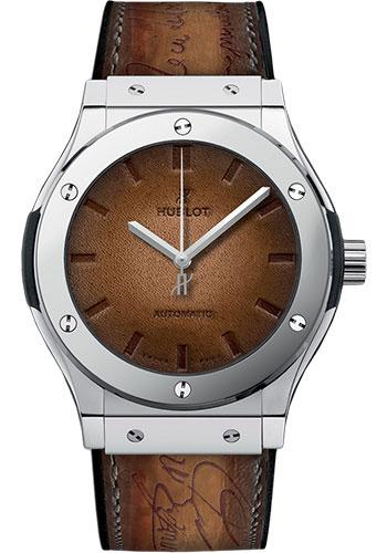 Hublot Classic Fusion Berluti Scritto Platinum Limited Edition of 100 Watch-511.TX.050T.VR.BER16