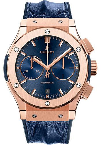 Hublot Classic Fusion Blue Chronograph King Gold Watch-521.OX.7180.LR