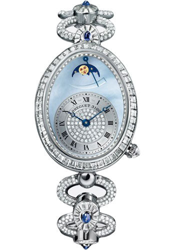 Breguet Reine de Naples 8909 - White Gold Case - Mother-Of-Pearl Dial - Metal Bracelet - 8909BB/VD/J29/DDD0