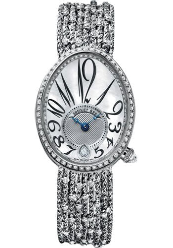 Breguet Reine de Naples 8918 - White Gold Case - Mother-Of-Pearl Dial - White Gold Chain Bracelet - 8918BB/58/J31/D0DD