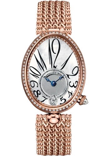 Breguet Reine de Naples 8918 - Rose Gold Case - Mother-Of-Pearl Dial - Rose Gold Chain Bracelet - 8918BR/58/J20/D000