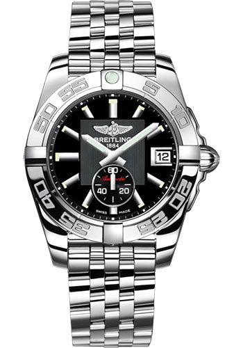 Breitling Galactic 36 Automatic Watch - Steel - Volcano Black Dial - Steel Bracelet - A3733012/BA33/376A