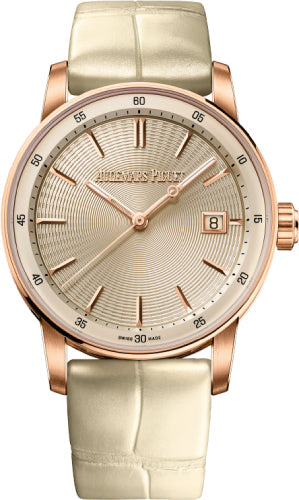 Audemars Piguet Code 11.59 Selfwinding 38mm Pink Rose Gold Ivory Dial | 77410OR.OO.A825CR.01