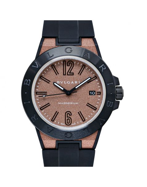 Bvlgari Diagono Magnesium Automatic Brown Dial Men's Watch