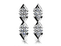 Diamonds In Diamond Earrings Lab-Grown Diamond  with 0.48 ct.(finished) 2mm