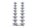 Graduated Diamond Drop Earrings In Lab-Grown Diamond  with 1.03 ct.(finished)