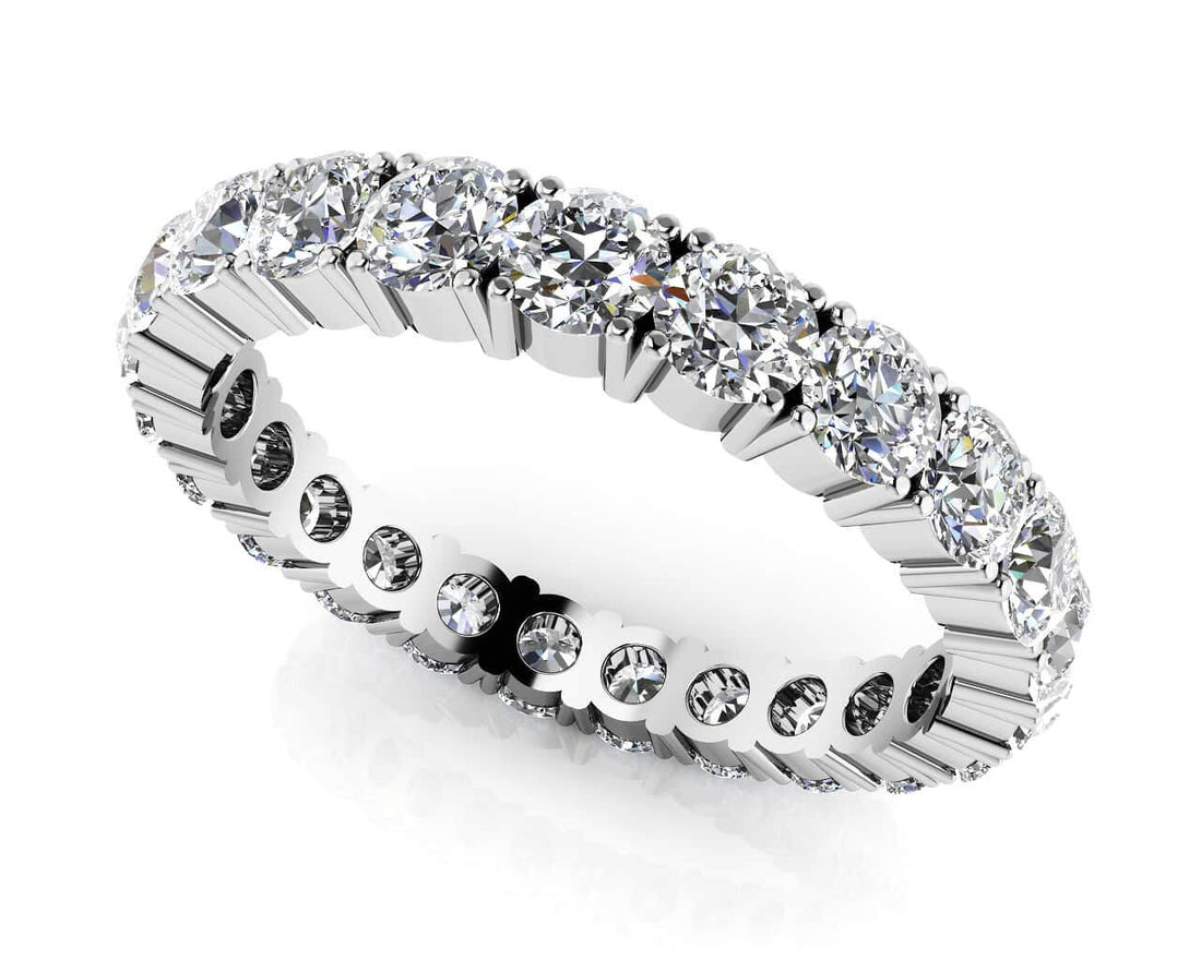 Everlasting Love Four Prong Diamond Eternity Ring Lab-Grown Diamond  with 0.99 ct.(finished) 2.0mm