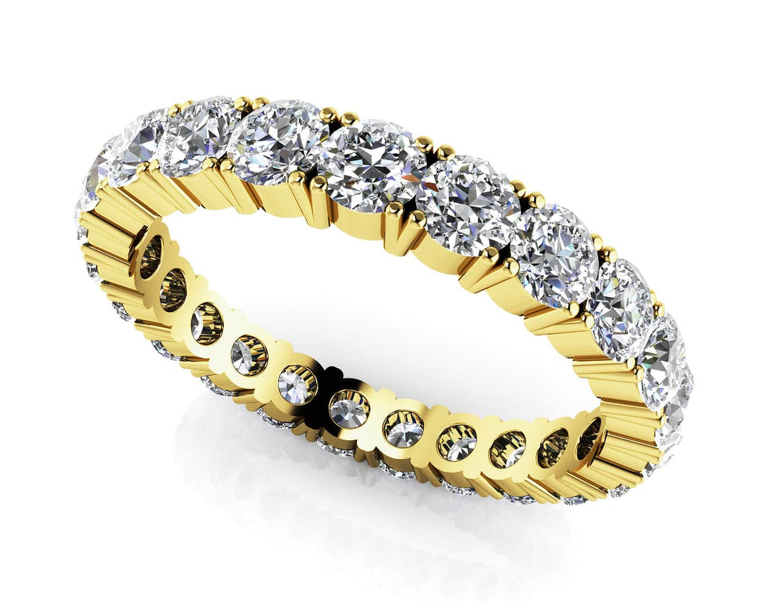 Everlasting Love Four Prong Diamond Eternity Ring Diamond  with 0.99 ct.(finished) 2.0mm