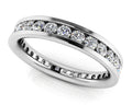 Devoted Channel Set Diamond Eternity Ring Lab-Grown Diamond  with 0.60 ct.(finished) 1.5mm