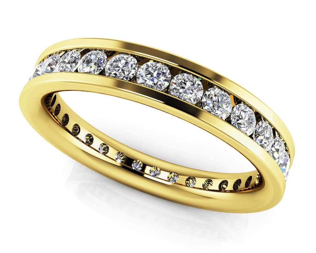 Devoted Channel Set Diamond Eternity Ring Lab-Grown Diamond  with 0.60 ct.(finished) 1.5mm