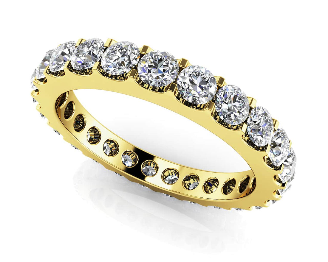 Shared Prong Diamond Eternity Band Lab-Grown Diamond  with 3.04 ct.(finished) 3.5mm