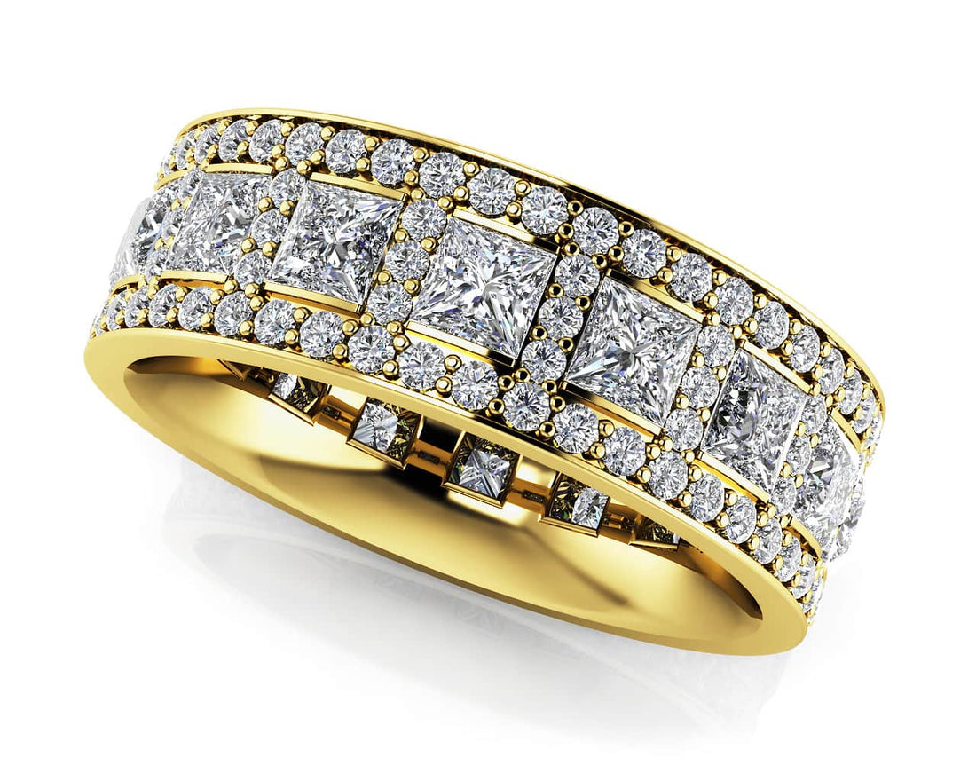 Red Carpet Sparkles Eternity Ring Lab-Grown Diamond  with 3.09 ct.(finished) 1mm, 1.2mm, 2.75mm