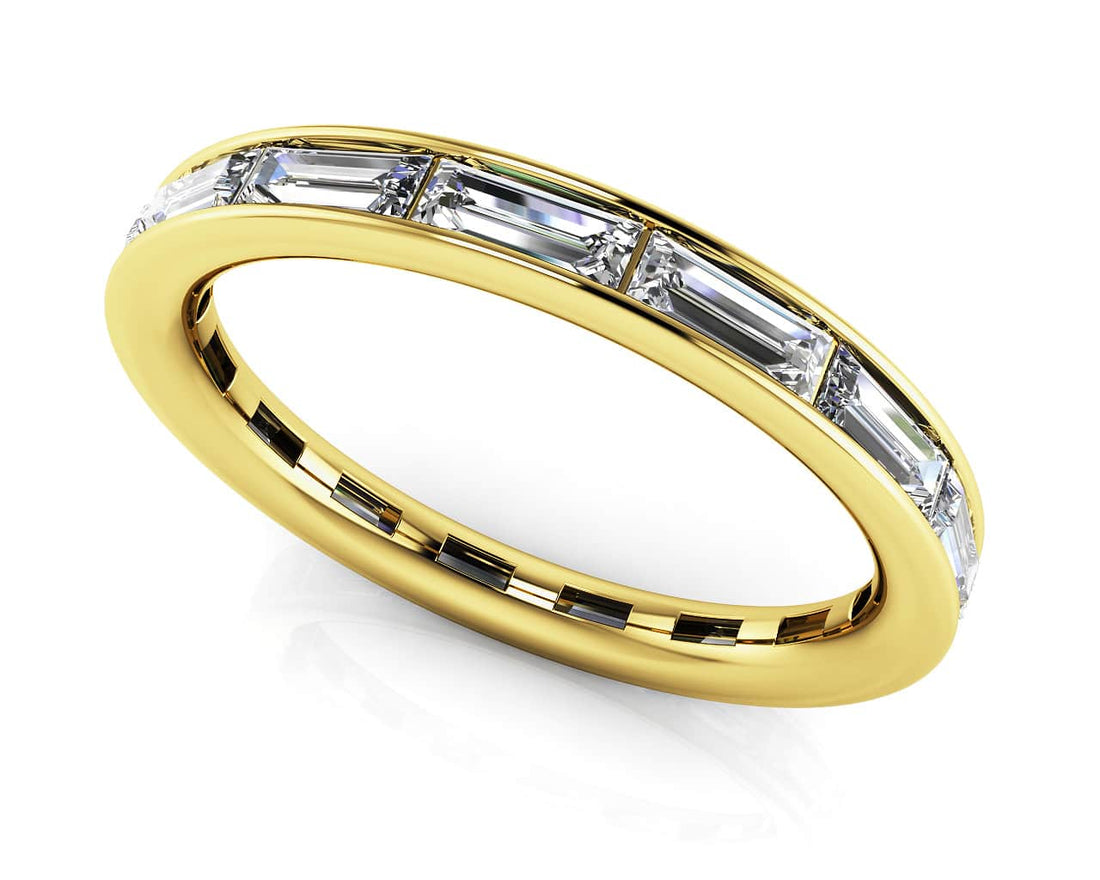 Luxe Baguette Eternity Ring Lab-Grown Diamond  with 1.20 ct.(finished) 4x1.5mm