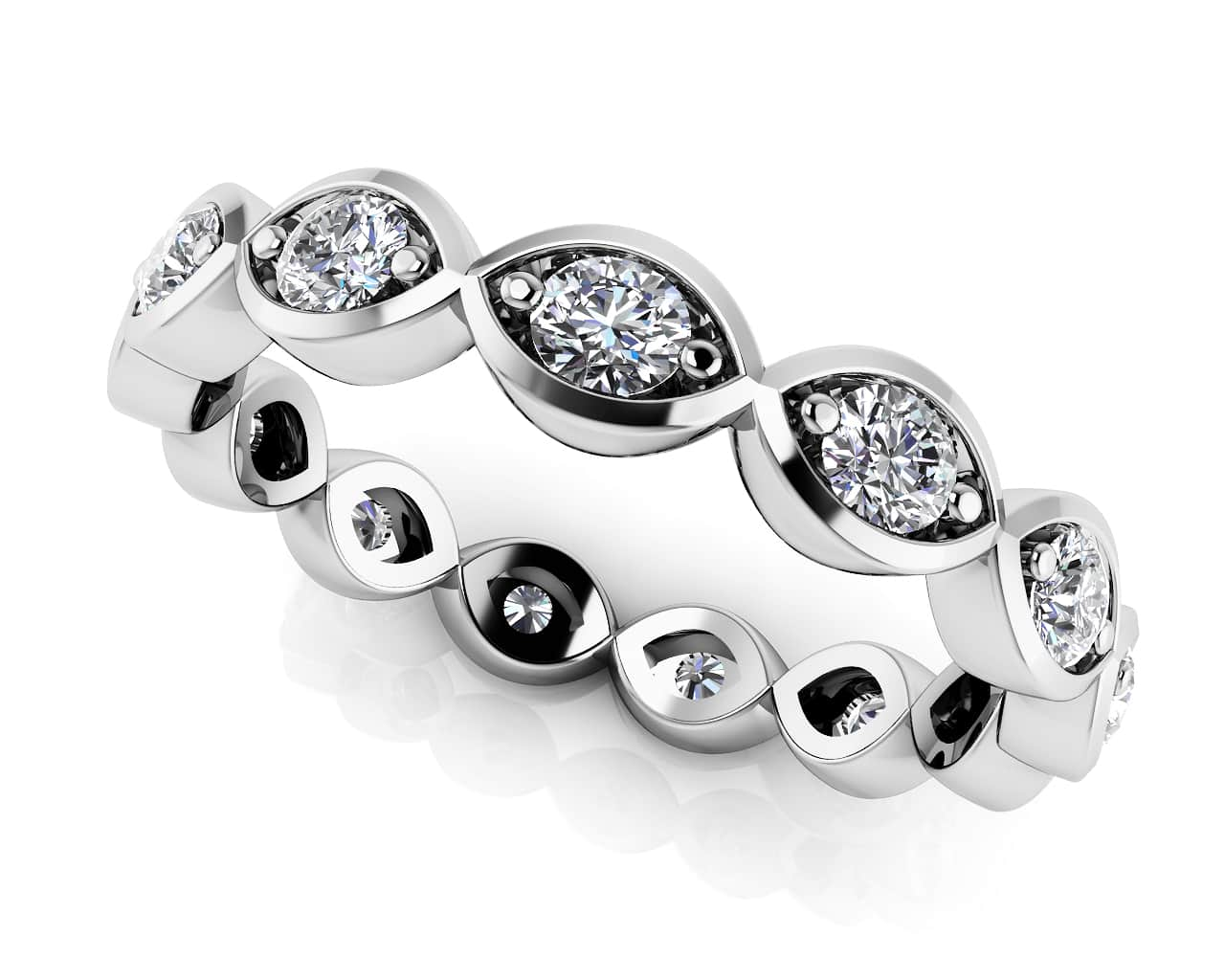 Joie Eternity Ring Lab-Grown Diamond  with 0.43 ct.(finished) 2mm