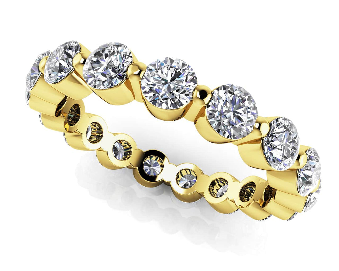 La Belle Common Prong Diamond Eternity Ring Lab-Grown Diamond  with 1.79 ct.(finished) 3mm