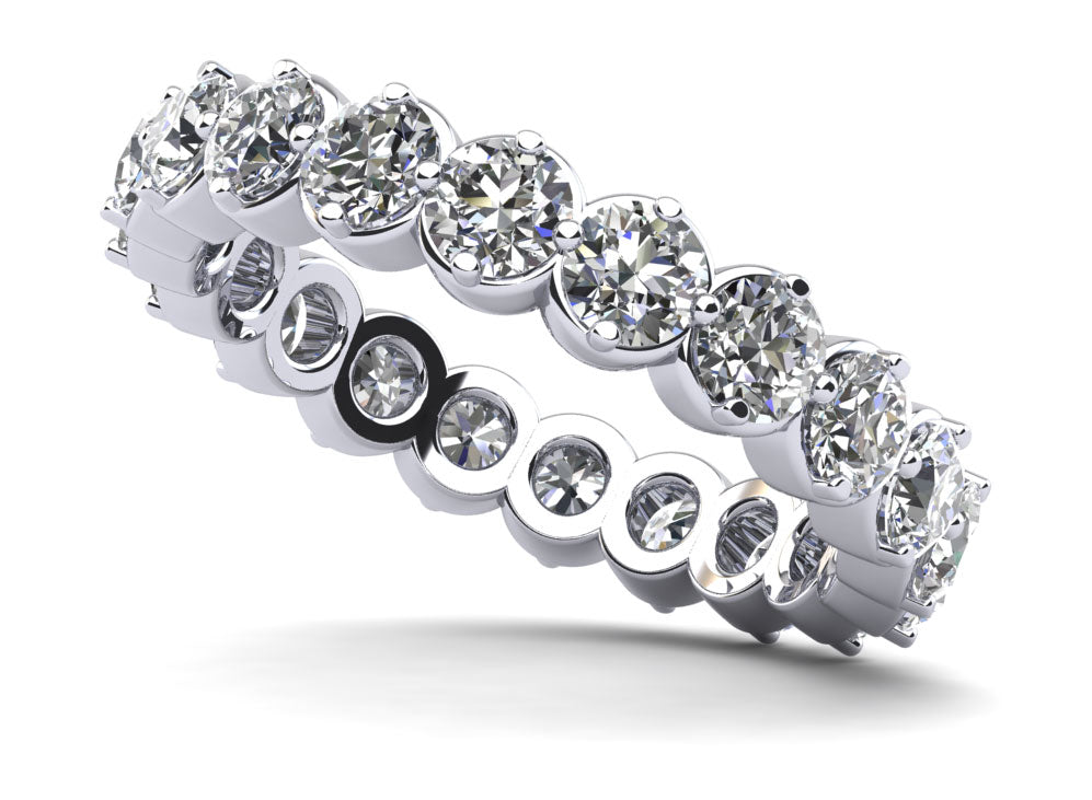 Uniquely Elegant Eternity Ring Lab-Grown Diamond  with 0.92 ct.(finished) 2mm