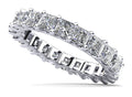 Princess Cut U Shape Eternity Ring Lab-Grown Diamond  with 1.76 ct.(finished) 2.25mm