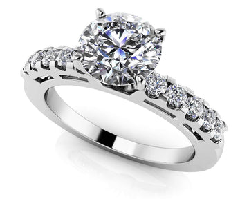 She Is A Ten Diamond Engagement Ring Lab-Grown Diamond  with 2.33 ct. (2.00 ct. center diamond)