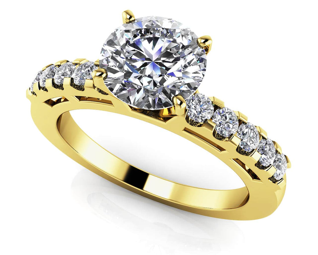 She Is A Ten Diamond Engagement Ring Diamond  with 1.58 ct. (1.25 ct. center diamond)