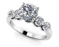 Six Prong Five Across Diamond Ring Diamond  with 0.92 ct. (0.50 ct. center diamond)