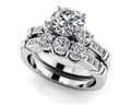 Triple Contrast Bridal Set Diamond  with 1.78 ct. (1.00 ct. center diamond)