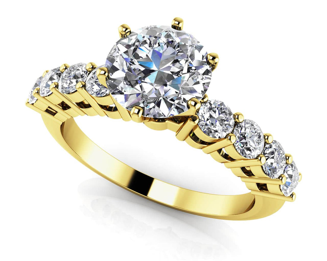 True Romance Diamond Engagement Ring Lab-Grown Diamond  with 0.98 ct. (0.50 ct. center diamond)