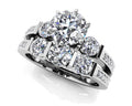 Triple Diamond Channel Bridal Set Lab-Grown Diamond  with 1.39 ct. (0.50 ct. center diamond)