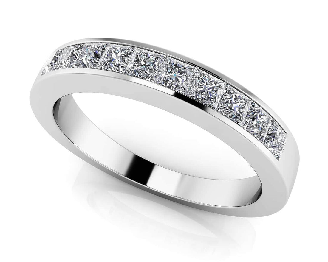 It Is A Ten Diamond Band Lab-Grown Diamond  with 0.50 ct.(finished) 2mm