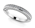 Frame Vintage Style Diamond Band Lab-Grown Diamond  with 0.34 ct.(finished) 1mm