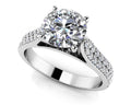 Splendid Romance Two Row Diamond Engagement Ring Lab-Grown Diamond  with 1.88 ct. (1.50 ct. center diamond)