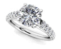 Classic Sparkle Diamond Engagement Ring Diamond  with 1.46 ct. (1.00 ct. center diamond)