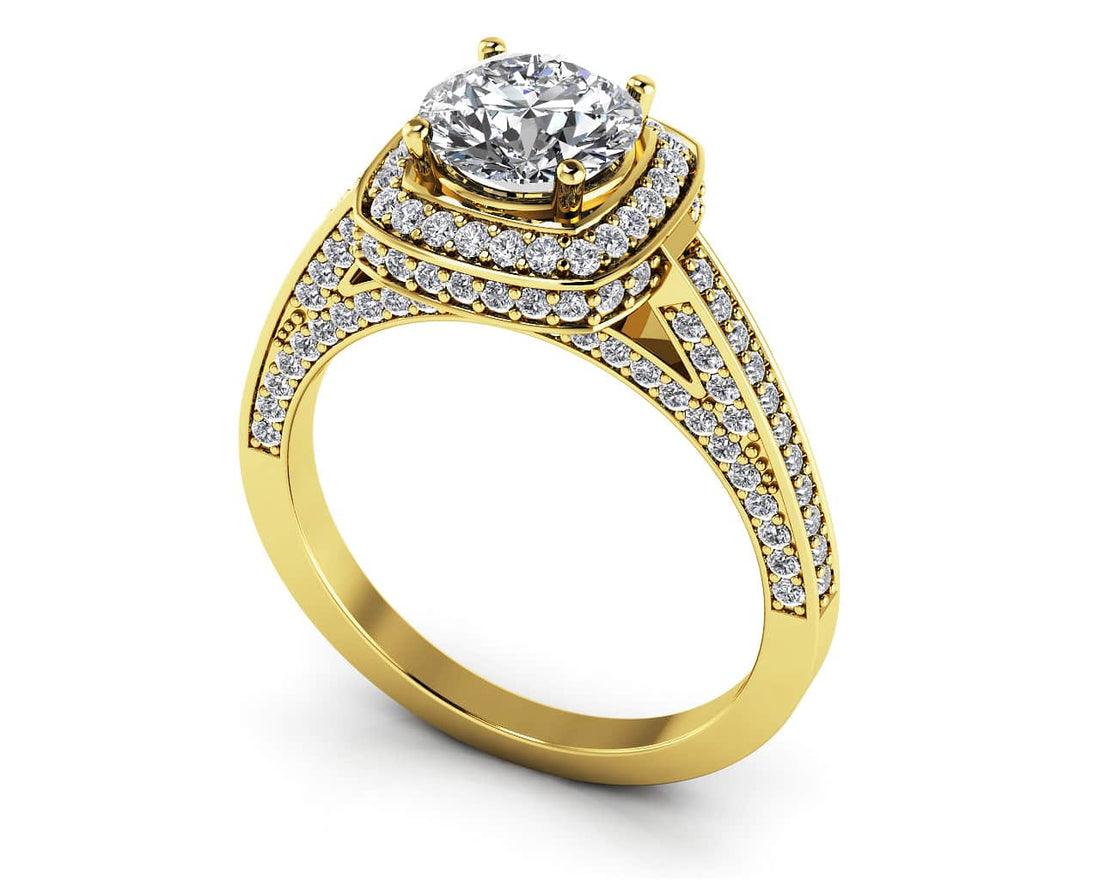 Luminous Diamond Engagement Ring Diamond  with 1.46 ct. (0.75 ct. center diamond)