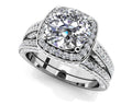 Luminous Diamond Bridal Set Diamond  with 3.10 ct. (2.00 ct. center diamond)