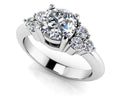 Tie The Knot Diamond Engagement Ring Lab-Grown Diamond  with 0.71 ct. (0.50 ct. center diamond)