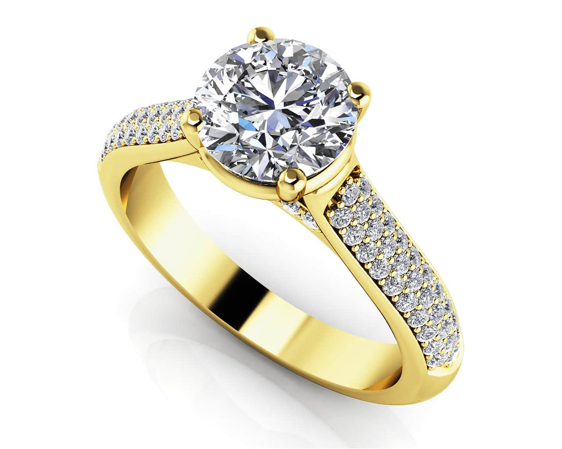 Diamond Delight Engagement Ring Lab-Grown Diamond  with 1.62 ct. (1.25 ct. center diamond)