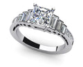 Captivating Love Engagement Ring Diamond  with 1.39 ct. (0.50 ct. center diamond)