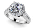 Limitless Love Cushion Cut Engagement Ring Lab-Grown Diamond  with 0.96 ct. (0.50 ct. center diamond)