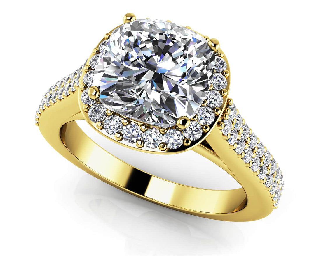 Limitless Love Cushion Cut Engagement Ring Diamond  with 1.75 ct. (1.25 ct. center diamond)