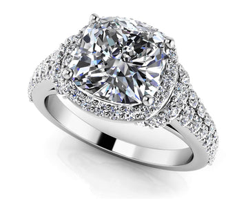 Cloud Nine Engagement Ring Diamond  with 1.69 ct. (1.00 ct. center diamond)