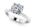 Four Prong Timeless Round Solitaire Ring Diamond  with 1.00 ct.(finished) 6.5mm