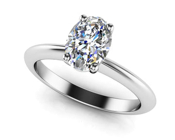 Love With No Limits Oval Solitaire Diamond Ring Lab-Grown Diamond  with 0.60 ct.(finished) 6x4mm