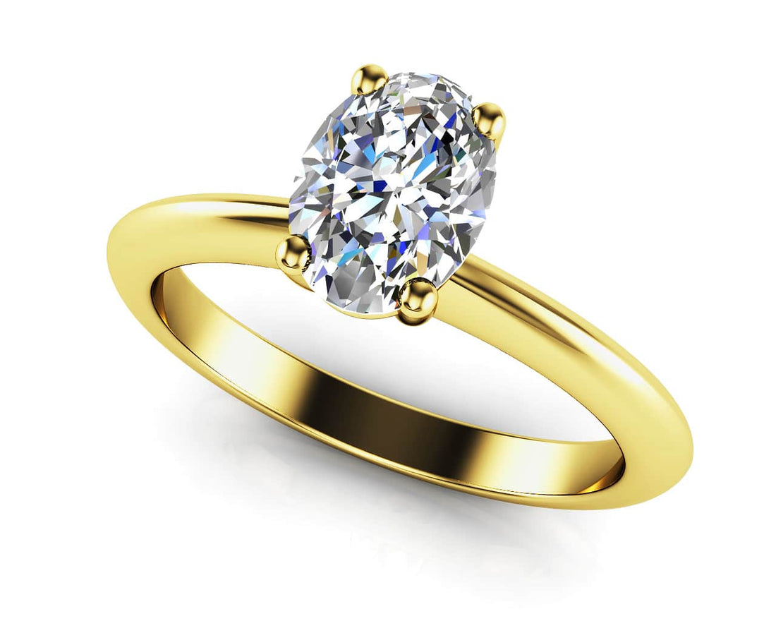 Love With No Limits Oval Solitaire Diamond Ring Diamond  with 1.00 ct.(finished) 7x5mm