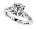 Shared Love Engagement Ring Lab-Grown Diamond  with 2.24 ct. (2.00 ct. center diamond)