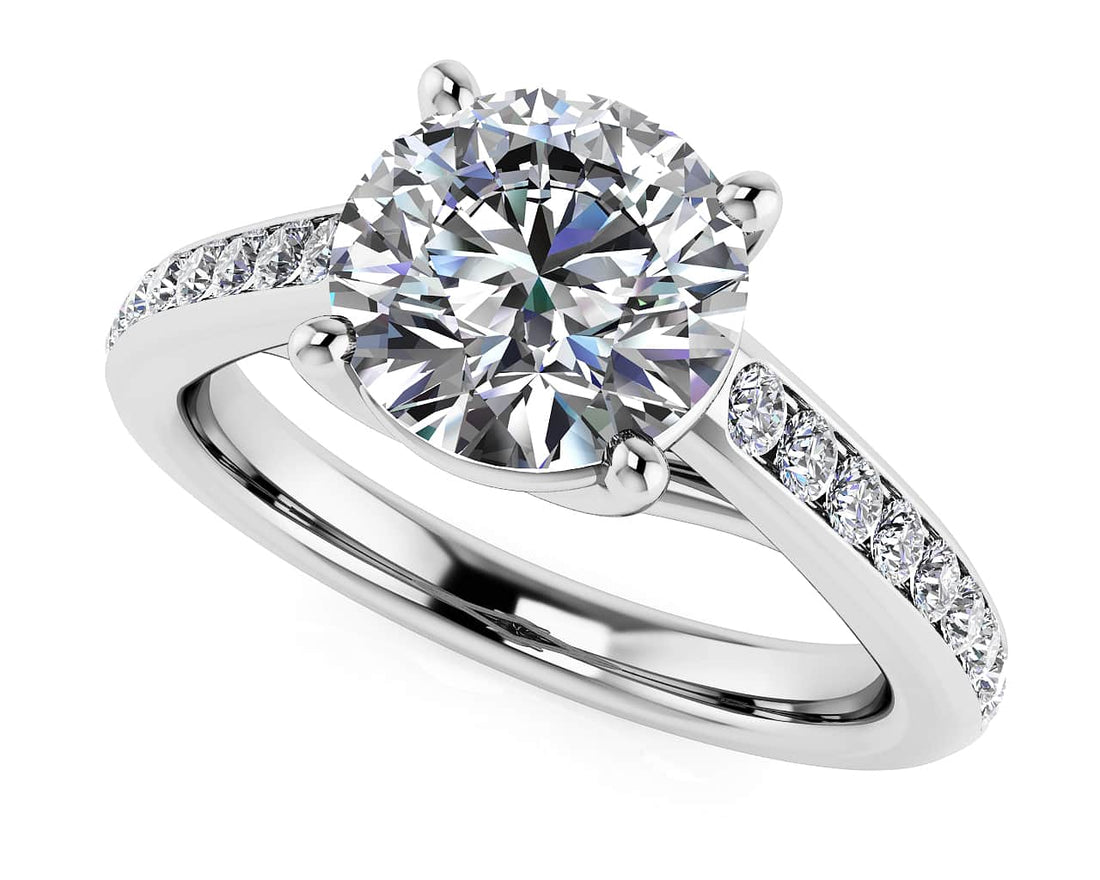 Shared Love Engagement Ring Lab-Grown Diamond  with 1.52 ct. (1.25 ct. center diamond)