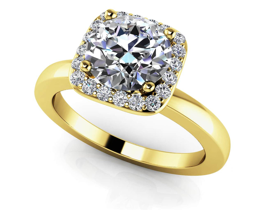 Elegant Dreams Engagement Ring Lab-Grown Diamond  with 0.33 ct. (0.25 ct. center diamond)