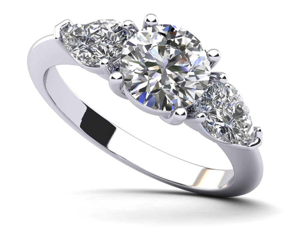 Mi Amour Diamond Engagement Ring Lab-Grown Diamond  with 0.84 ct. (0.50 ct. center diamond)